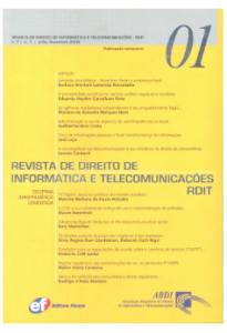 capa Revista de Direito de Informática e Telecomunicações, v. 1